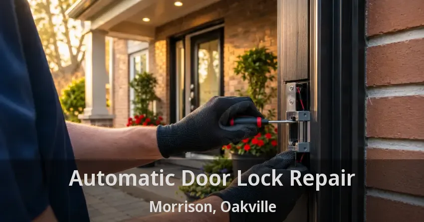 Automatic Door Lock Repair Morrison, Oakville - ON