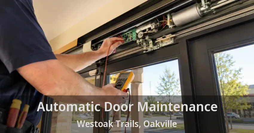 Automatic Door Maintenance Westoak Trails, Oakville - ON