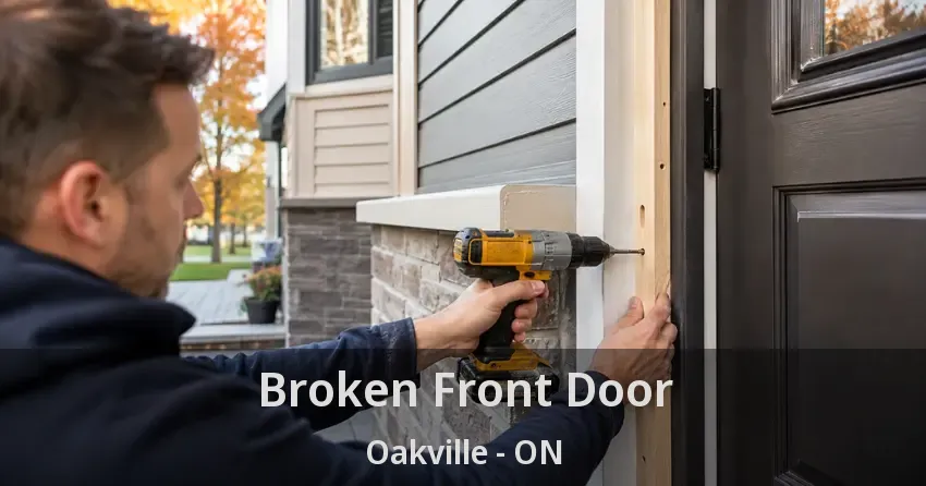 Broken Front Door Oakville - ON