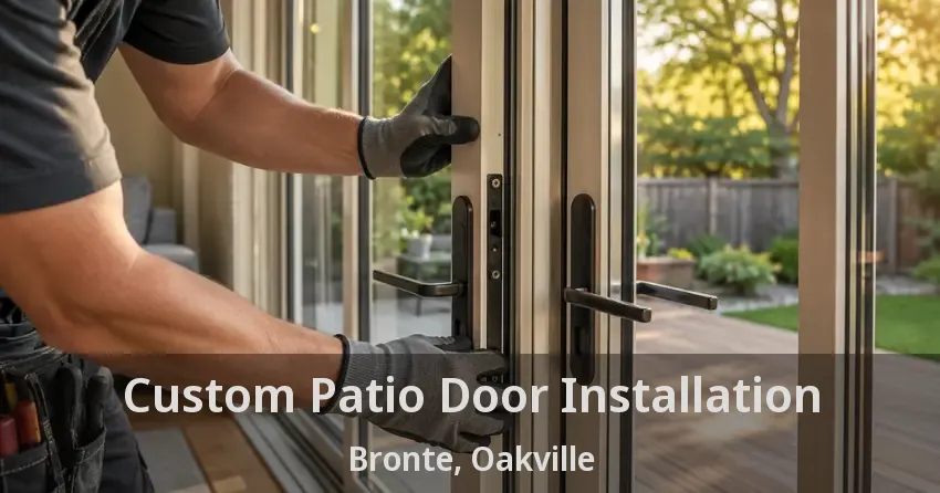 Custom Patio Door Installation Bronte, Oakville - ON