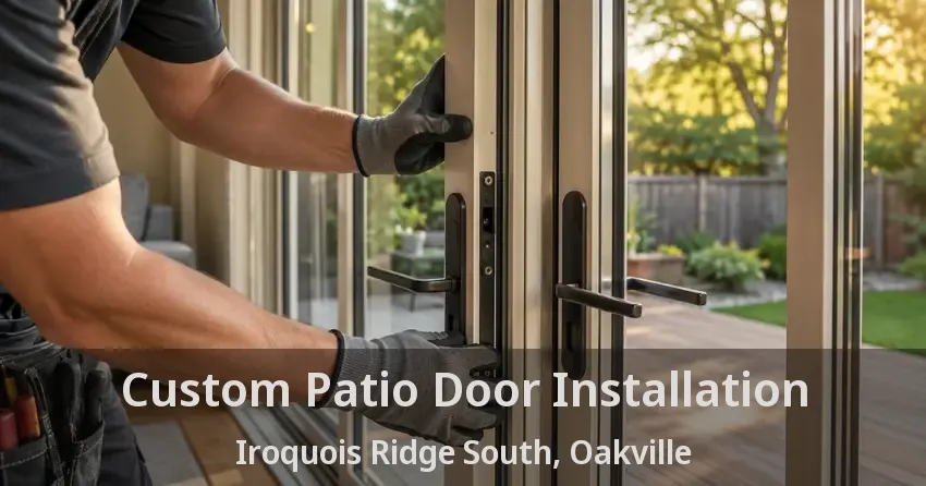 Custom Patio Door Installation Iroquois Ridge South, Oakville - ON