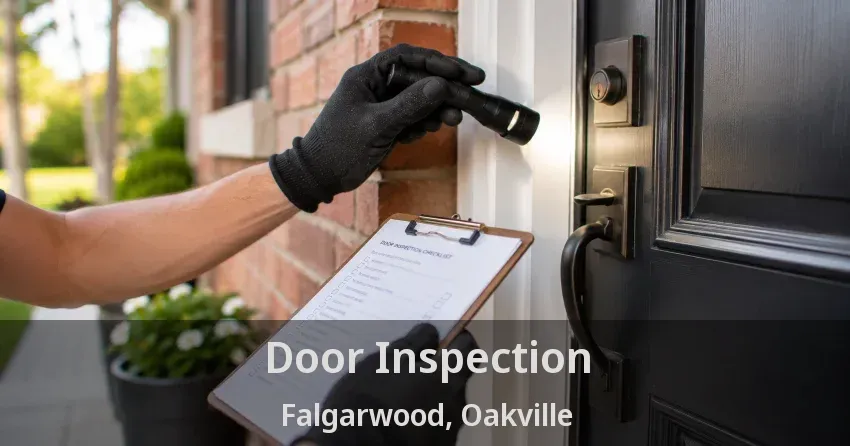 Door Inspection Falgarwood, Oakville - ON