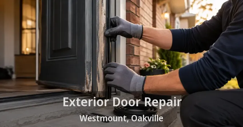 Exterior Door Repair Westmount, Oakville - ON