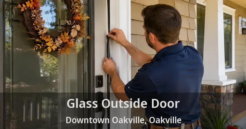 Glass Outside Door Downtown Oakville, Oakville - ON