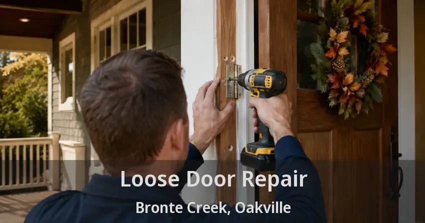 Loose Door Repair Bronte Creek, Oakville - ON