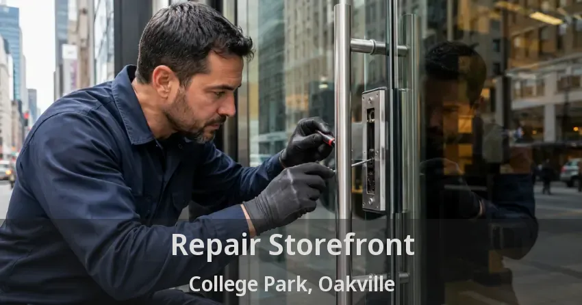 Repair Storefront College Park, Oakville - ON