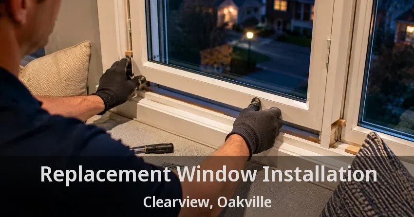 Replacement Window Installation Clearview, Oakville - ON