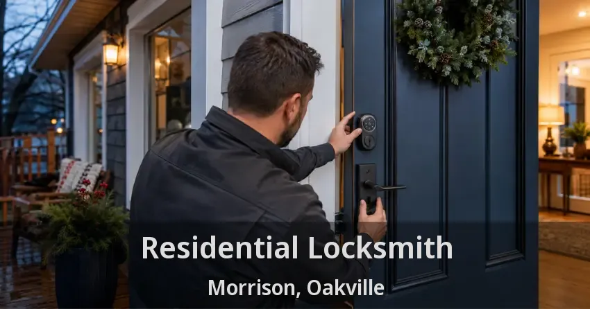Residential Locksmith Morrison, Oakville - ON