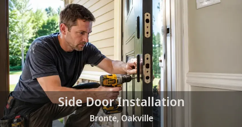 Side Door Installation Bronte, Oakville - ON