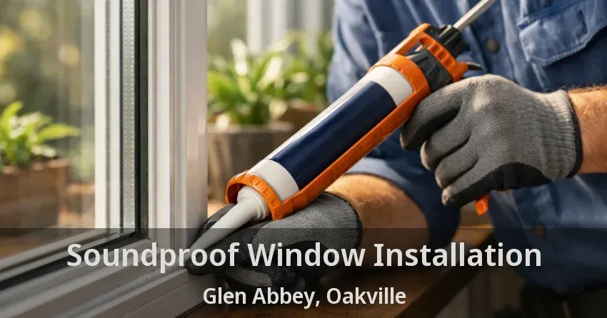 Soundproof Window Installation Glen Abbey, Oakville - ON