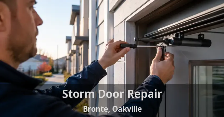 Storm Door Repair Bronte, Oakville - ON