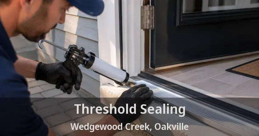 Threshold Sealing Wedgewood Creek, Oakville - ON