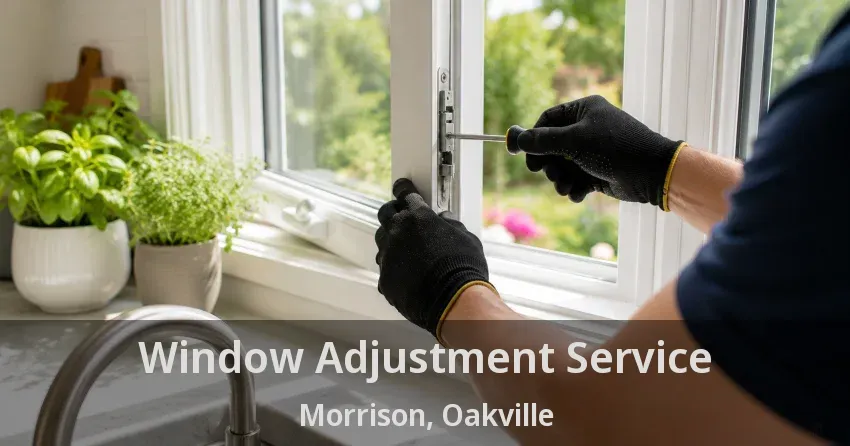 Window Adjustment Service Morrison, Oakville - ON