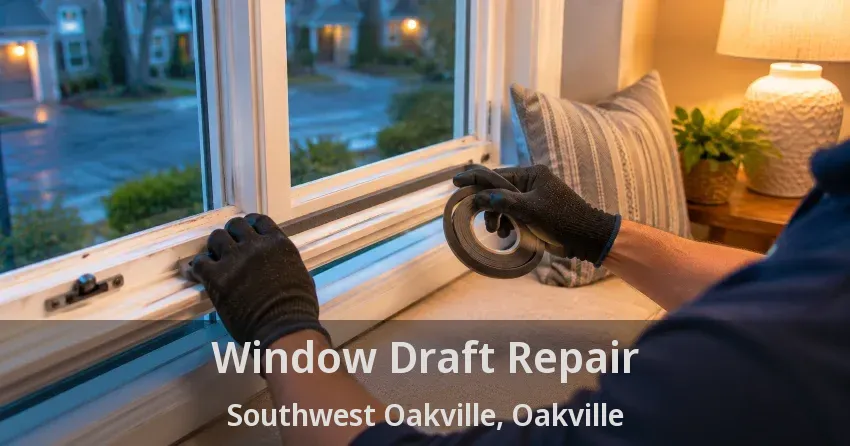Window Draft Repair Southwest Oakville, Oakville - ON