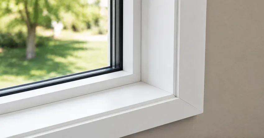 large picture window installed in a living room in Oakville