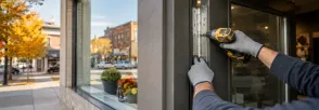 Commercial Door Replacement Downtown Oakville, Oakville